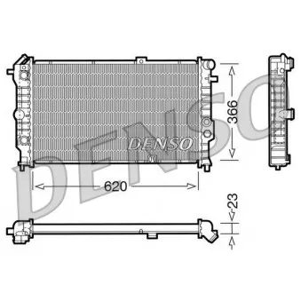 Radiateur, refroidissement du moteur DENSO DRM20022