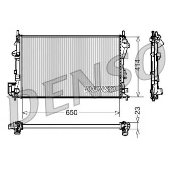 Radiateur, refroidissement du moteur DENSO DRM20028