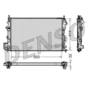 Radiateur, refroidissement du moteur DENSO DRM20029