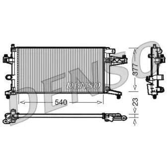 Radiateur, refroidissement du moteur DENSO DRM20038