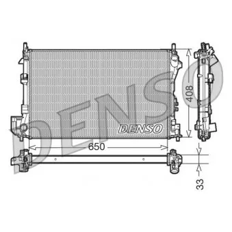 Radiateur, refroidissement du moteur DENSO DRM20087