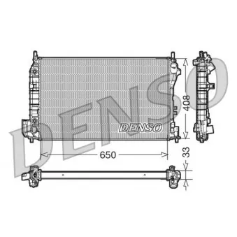 Radiateur, refroidissement du moteur DENSO DRM20089