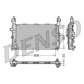Radiateur, refroidissement du moteur DENSO DRM20092