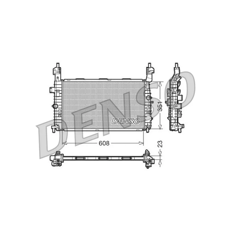 Radiateur, refroidissement du moteur DENSO DRM20092