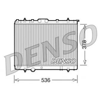 Radiateur, refroidissement du moteur DENSO DRM21030