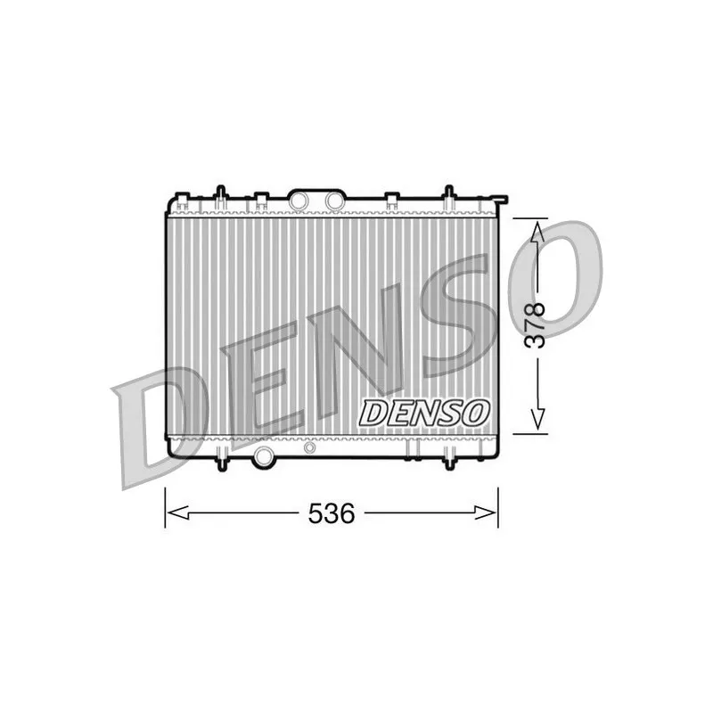 Radiateur, refroidissement du moteur DENSO DRM21030