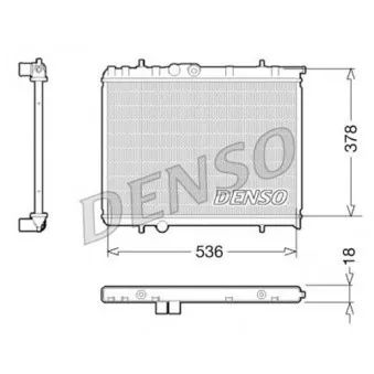 Radiateur, refroidissement du moteur DENSO DRM21034