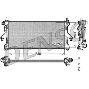 Radiateur, refroidissement du moteur DENSO DRM21100