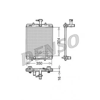 Radiateur, refroidissement du moteur DENSO