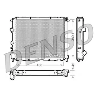 Radiateur, refroidissement du moteur DENSO