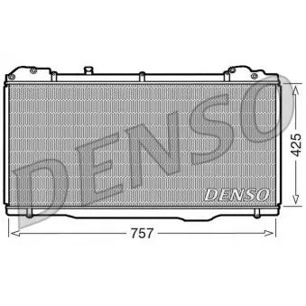 Radiateur, refroidissement du moteur DENSO DRM23023