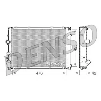 Radiateur, refroidissement du moteur DENSO DRM23031