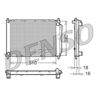 Ensemble condenseur et radiateur DENSO DRM23100