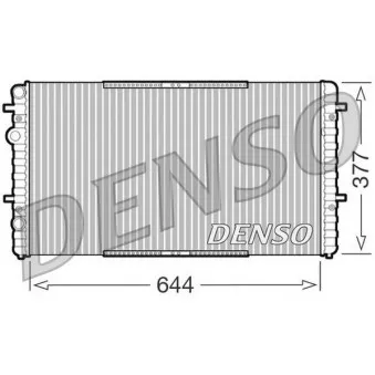 Radiateur, refroidissement du moteur DENSO DRM26005