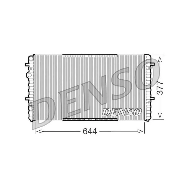 Radiateur, refroidissement du moteur DENSO DRM26005