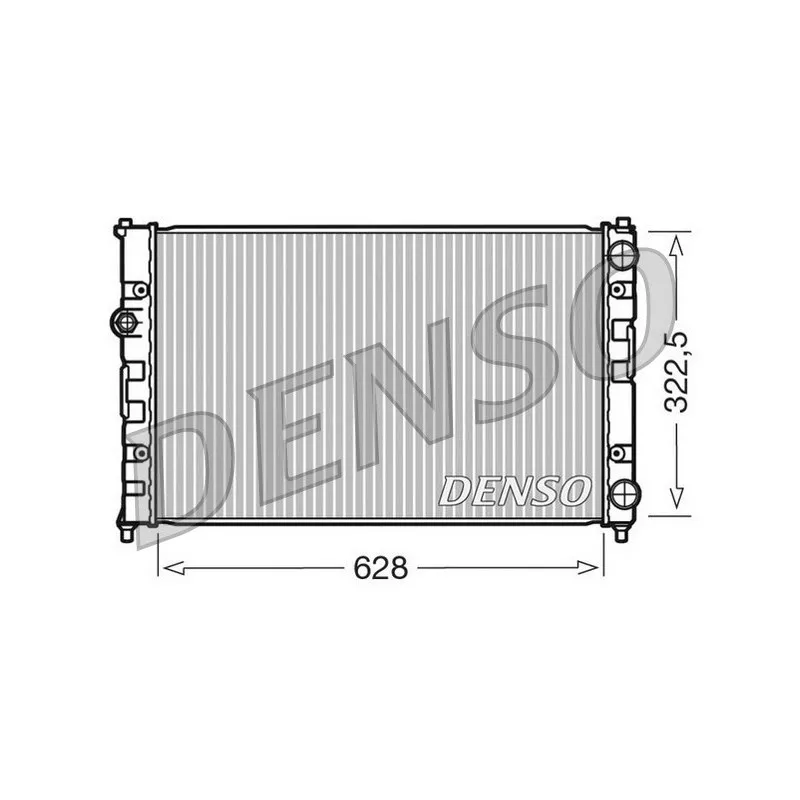 Radiateur, refroidissement du moteur DENSO DRM26009