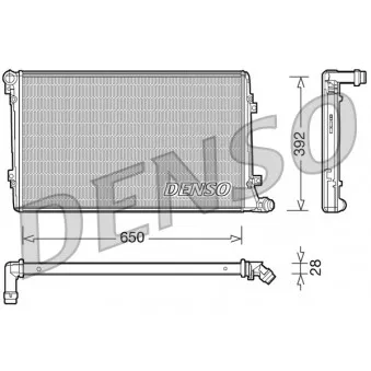 Radiateur, refroidissement du moteur DENSO