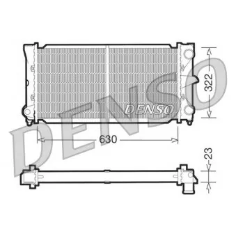 Radiateur, refroidissement du moteur DENSO DRM32025
