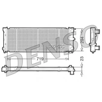 Radiateur, refroidissement du moteur DENSO DRM32026