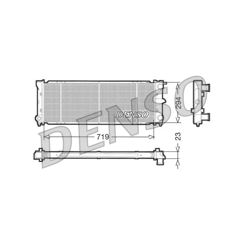 Radiateur, refroidissement du moteur DENSO DRM32026