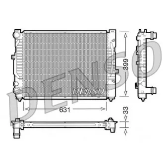 Radiateur, refroidissement du moteur DENSO DRM32029