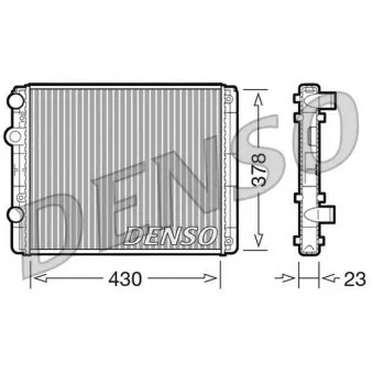 Radiateur, refroidissement du moteur DENSO DRM32030