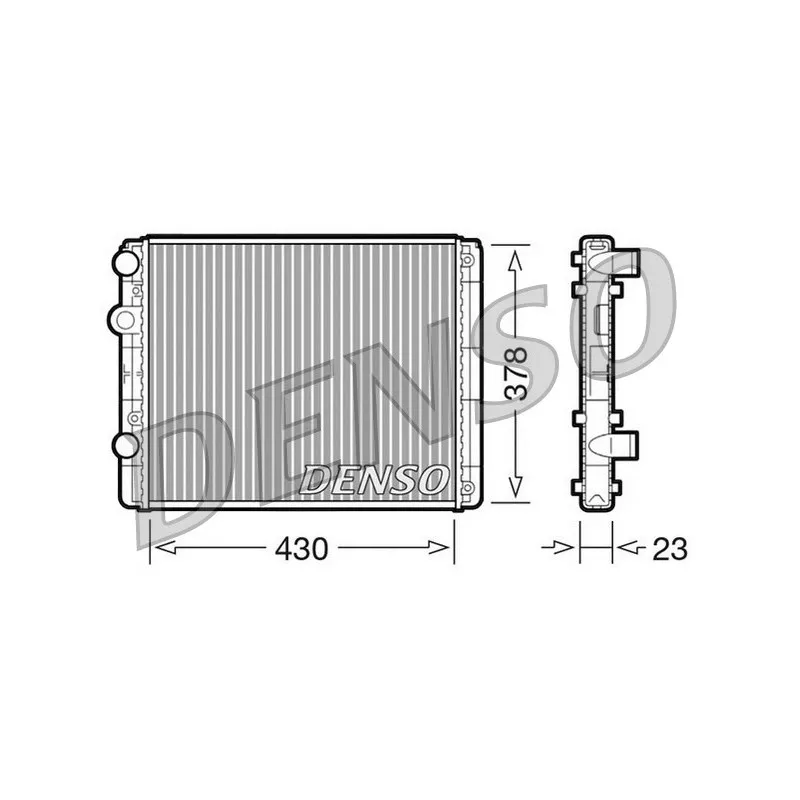 Radiateur, refroidissement du moteur DENSO DRM32030