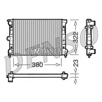 Radiateur, refroidissement du moteur DENSO DRM32032