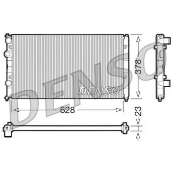 Radiateur, refroidissement du moteur DENSO DRM32035