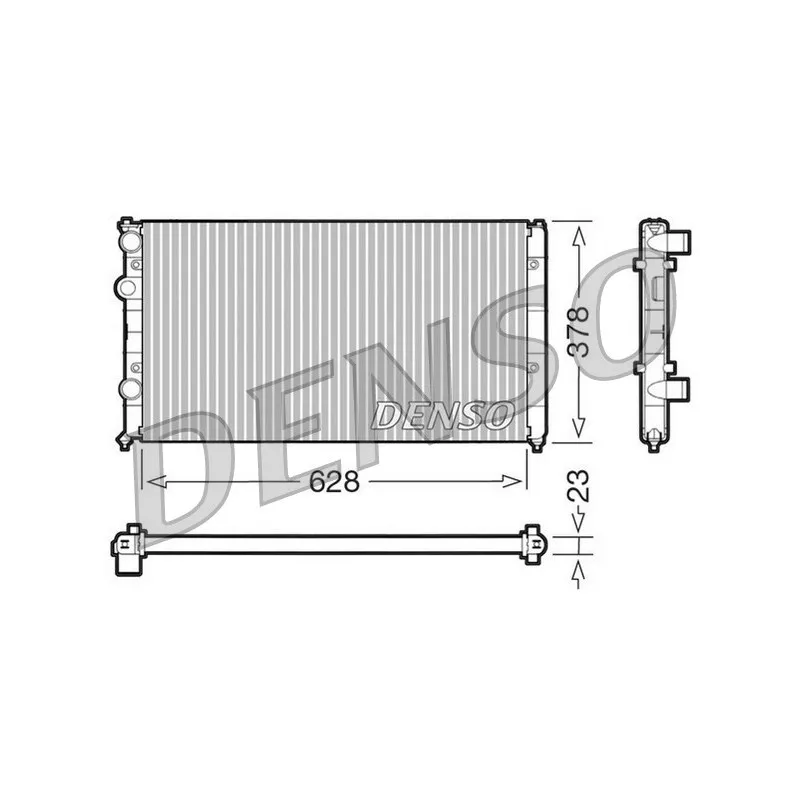 Radiateur, refroidissement du moteur DENSO DRM32035
