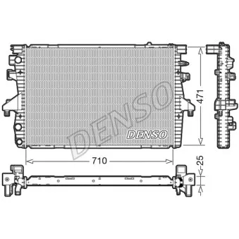 Radiateur, refroidissement du moteur DENSO