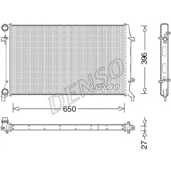 Radiateur, refroidissement du moteur DENSO