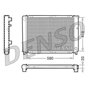 Radiateur, refroidissement du moteur DENSO