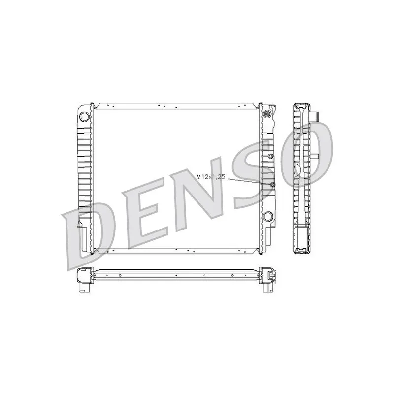 Radiateur, refroidissement du moteur DENSO DRM33036