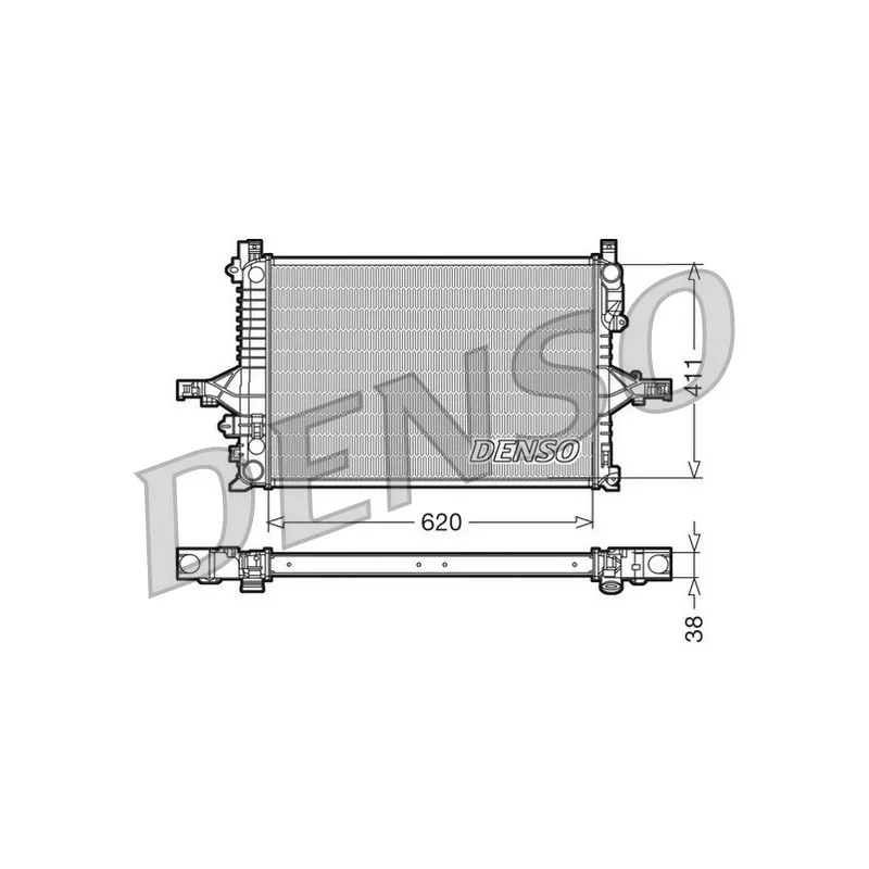 Radiateur, refroidissement du moteur DENSO DRM33065