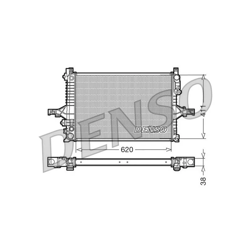 Radiateur, refroidissement du moteur DENSO DRM33066