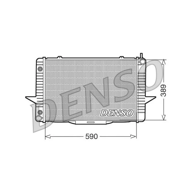 Radiateur, refroidissement du moteur DENSO DRM33067
