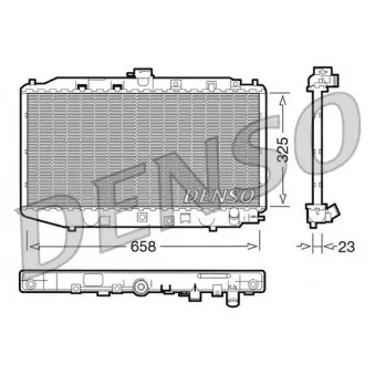 Radiateur, refroidissement du moteur DENSO DRM40002