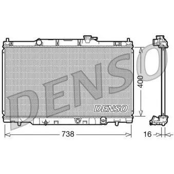 Radiateur, refroidissement du moteur DENSO