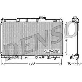 Radiateur, refroidissement du moteur DENSO