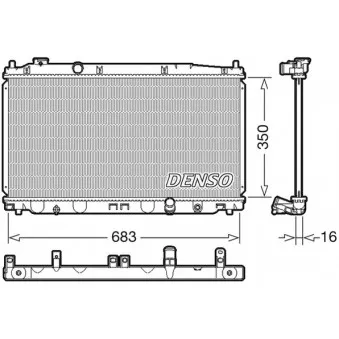 Radiateur, refroidissement du moteur DENSO