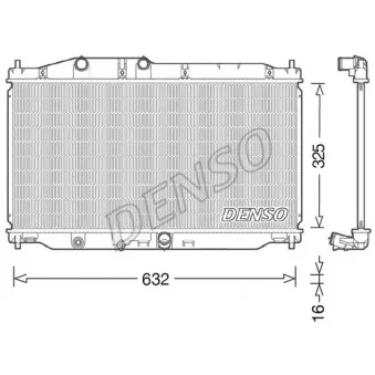 Radiateur, refroidissement du moteur DENSO