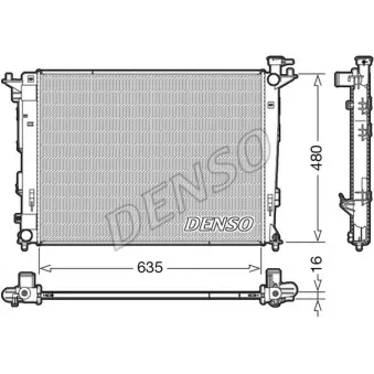 Radiateur, refroidissement du moteur DENSO