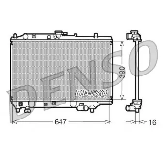 Radiateur, refroidissement du moteur DENSO