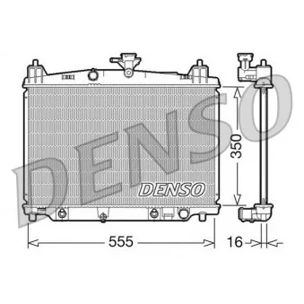 Radiateur, refroidissement du moteur DENSO