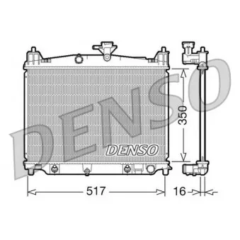 Radiateur, refroidissement du moteur DENSO