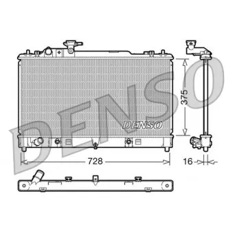 Radiateur, refroidissement du moteur DENSO