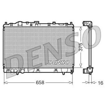 Radiateur, refroidissement du moteur DENSO DRM45004