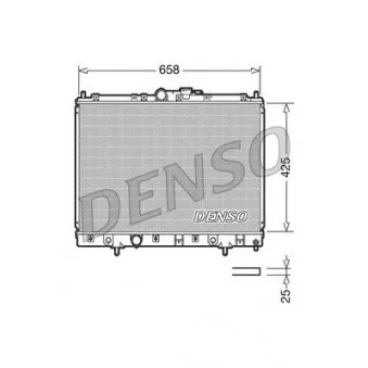 Radiateur, refroidissement du moteur DENSO DRM45006