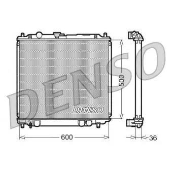Radiateur, refroidissement du moteur DENSO DRM45014